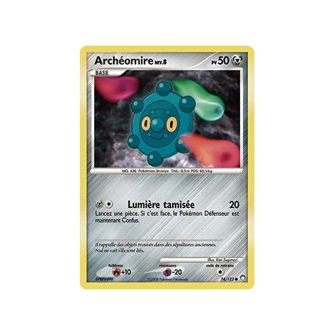 Carte Archéomire - Commune (Brillante) de Pokémon Diamant & Perle Trésors Mystérieux 74/123