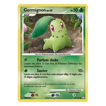 Découvrez Germignon, carte Commune (Brillante) de la série Diamant & Perle Trésors Mystérieux