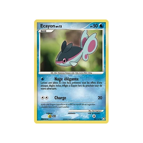 Ecayon 83/123 : Joyau Commune (Brillante) de l'extension Pokémon Diamant & Perle Trésors Mystérieux