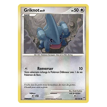 Découvrez Griknot, carte Commune (Brillante) de la série Diamant & Perle Trésors Mystérieux