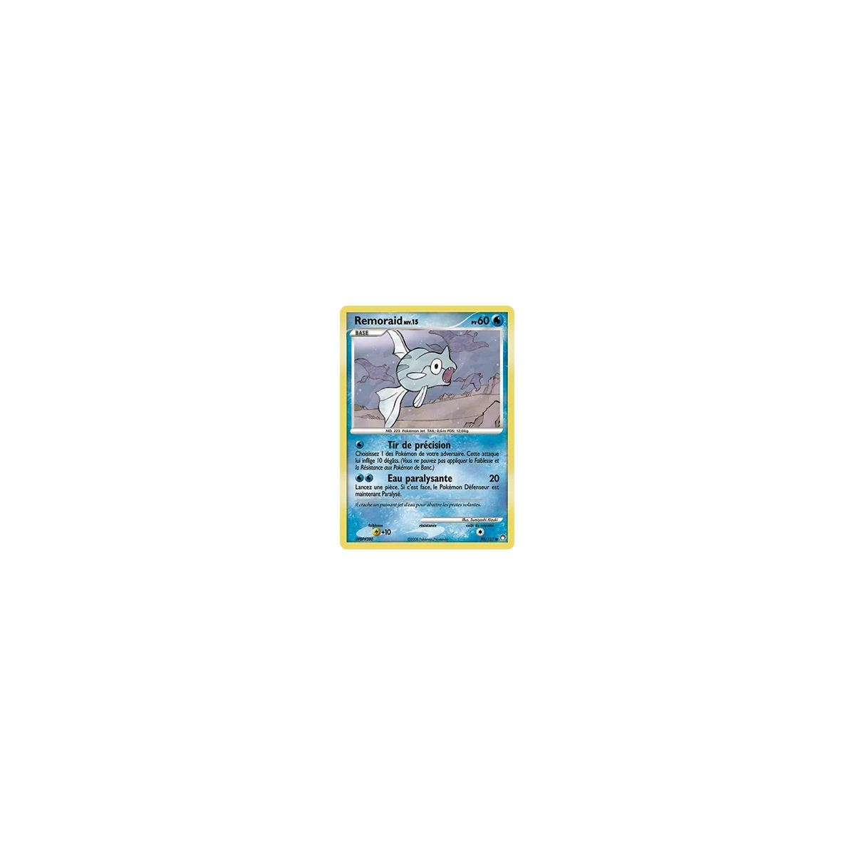 Carte Remoraid - Commune (Brillante) de Pokémon Diamant & Perle Trésors Mystérieux 95/123