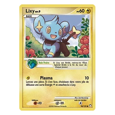 Lixy 98/123 : Joyau Commune (Brillante) de l'extension Pokémon Diamant & Perle Trésors Mystérieux
