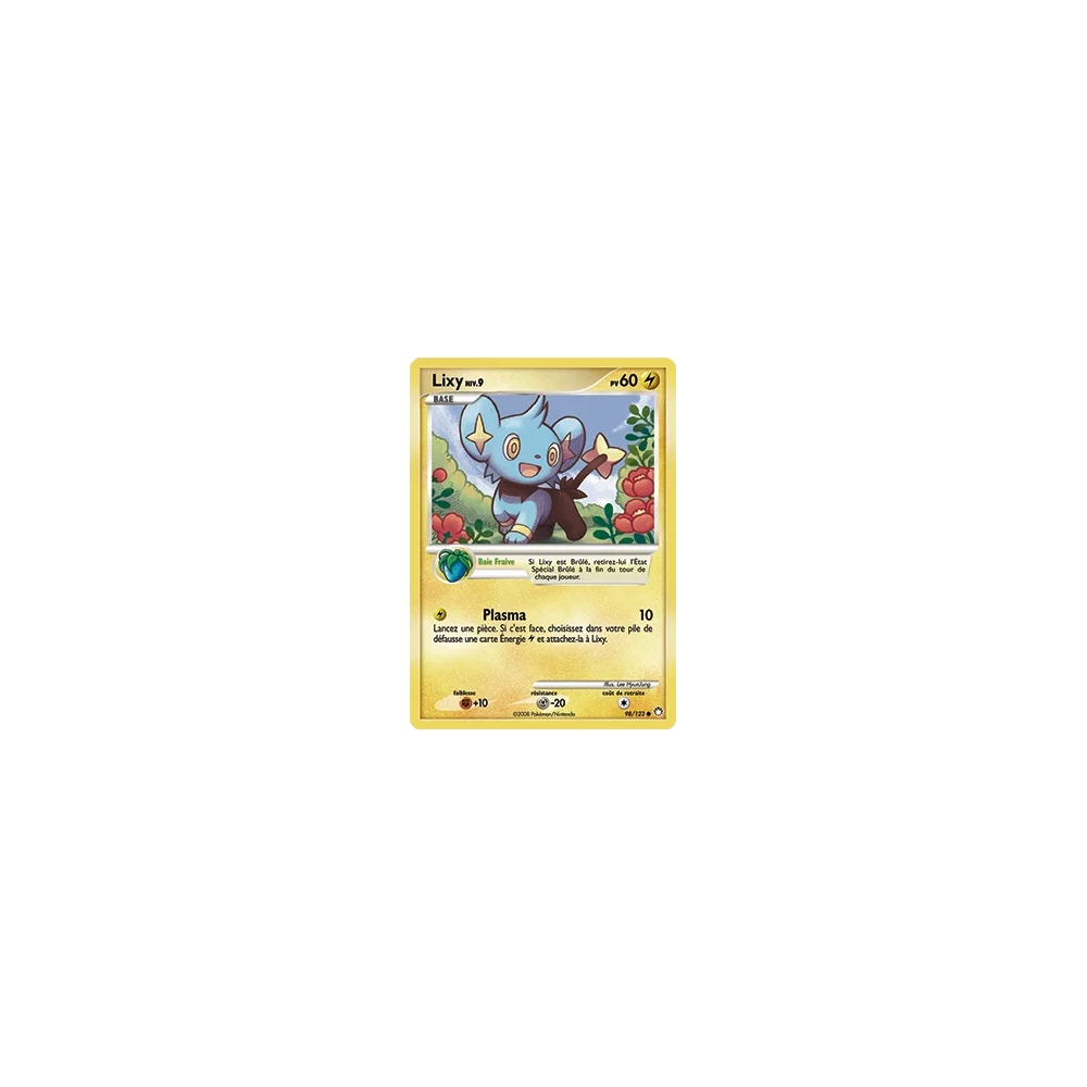 Lixy 98/123 : Joyau Commune (Brillante) de l'extension Pokémon Diamant & Perle Trésors Mystérieux