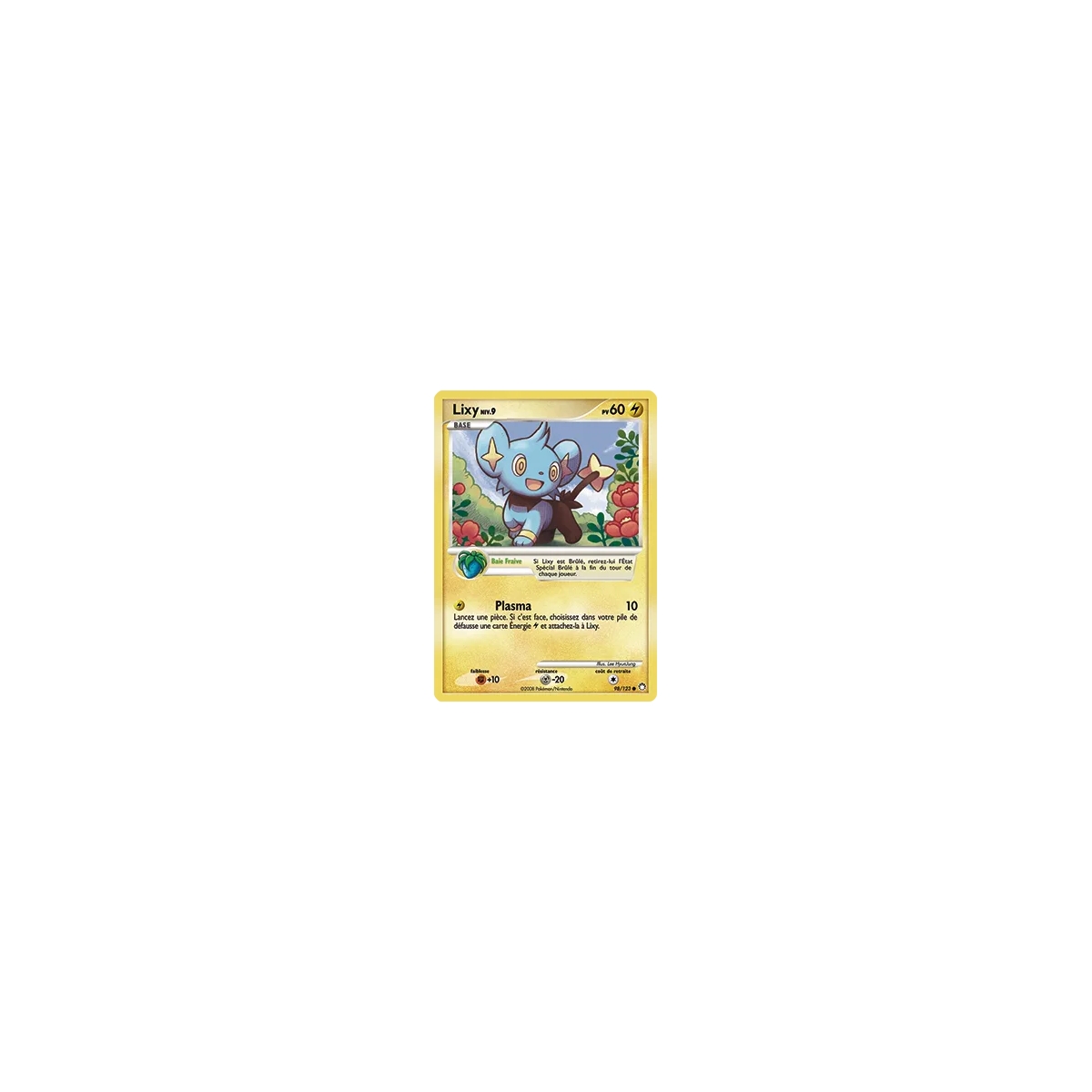 Lixy 98/123 : Joyau Commune (Brillante) de l'extension Pokémon Diamant & Perle Trésors Mystérieux