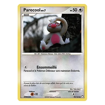 Découvrez Parecool, carte Commune (Brillante) de la série Diamant & Perle Trésors Mystérieux