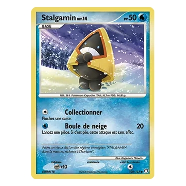 Carte Stalgamin - Commune (Brillante) de Pokémon Diamant & Perle Trésors Mystérieux 100/123