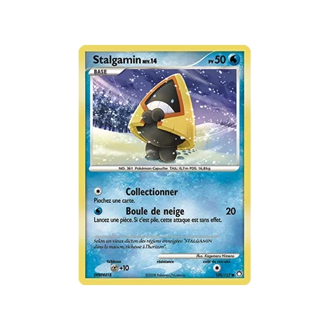 Carte Stalgamin - Commune (Brillante) de Pokémon Diamant & Perle Trésors Mystérieux 100/123