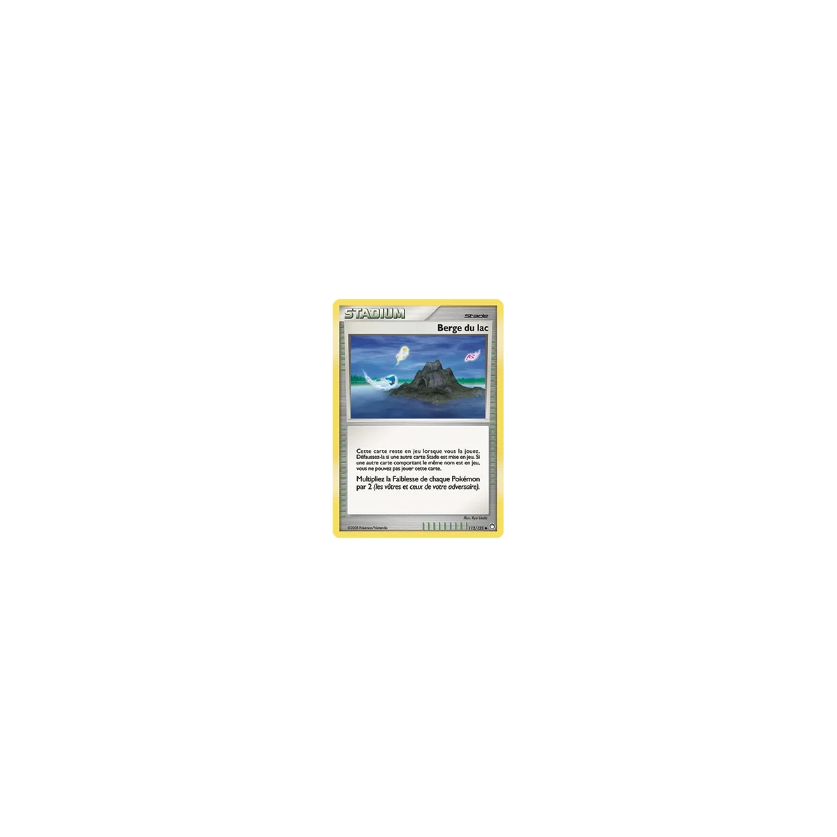 Carte Berge du lac - Peu commune (Brillante) de Pokémon Diamant & Perle Trésors Mystérieux 112/123