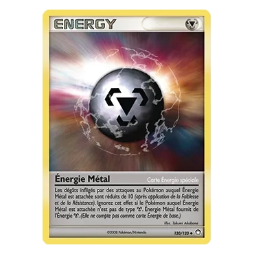 Énergie Métal 120/123 : Joyau Peu commune (Brillante) de l'extension Pokémon Diamant & Perle Trésors Mystérieux