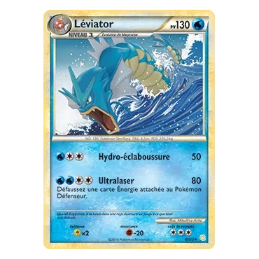 Léviator 4/123 : Joyau Holographique rare de l'extension Pokémon HeartGold SoulSilver