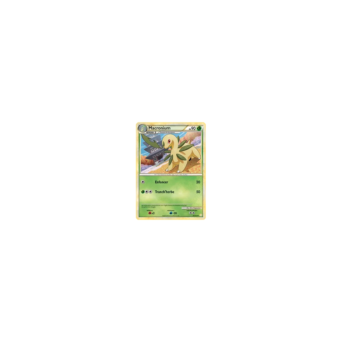 Découvrez Macronium, carte Peu commune (Brillante) de la série HeartGold SoulSilver