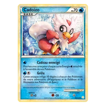 Carte Cadoizo - Peu commune (Brillante) de Pokémon HeartGold SoulSilver 39/123