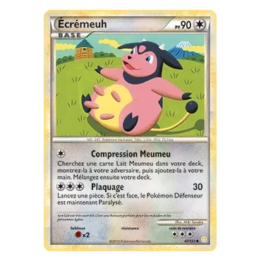 Écrémeuh 47/123 : Joyau Peu commune (Brillante) de l'extension Pokémon HeartGold SoulSilver