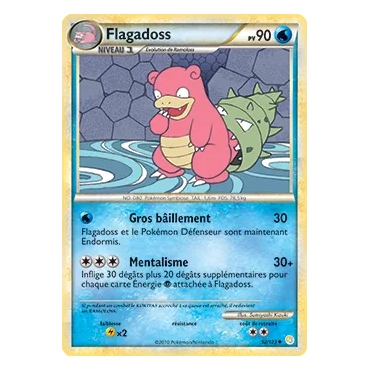 Carte Flagadoss - Peu commune (Brillante) de Pokémon HeartGold SoulSilver 52/123
