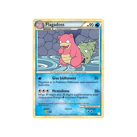 Carte Flagadoss - Peu commune (Brillante) de Pokémon HeartGold SoulSilver 52/123