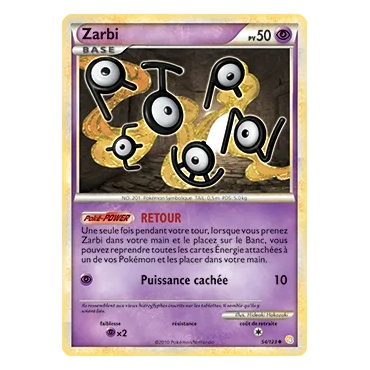 Zarbi 54/123 : Joyau Peu commune (Brillante) de l'extension Pokémon HeartGold SoulSilver