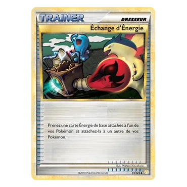 Échange d'Énergie 91/123 : Joyau Peu commune (Brillante) de l'extension Pokémon HeartGold SoulSilver