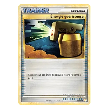Découvrez Énergie guérisseuse, carte Peu commune (Brillante) de la série HeartGold SoulSilver