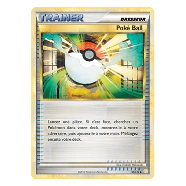 Découvrez Poké Ball, carte Peu commune (Brillante) de la série HeartGold SoulSilver