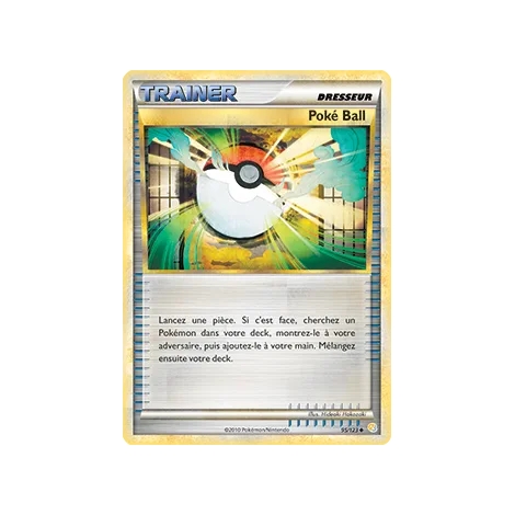 Découvrez Poké Ball, carte Peu commune (Brillante) de la série HeartGold SoulSilver