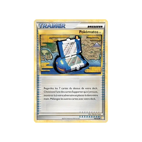 Découvrez Pokématos 3.0, carte Peu commune (Brillante) de la série HeartGold SoulSilver