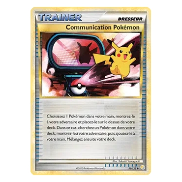 Communication Pokémon 98/123 : Joyau Peu commune (Brillante) de l'extension Pokémon HeartGold SoulSilver