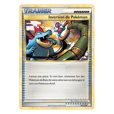 Carte Inversion de Pokémon - Peu commune (Brillante) de Pokémon HeartGold SoulSilver 99/123