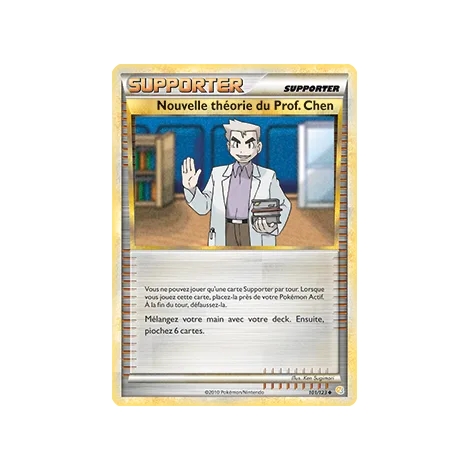 Nouvelle théorie du Prof. Chen 101/123 : Joyau Peu commune (Brillante) de l'extension Pokémon HeartGold SoulSilver