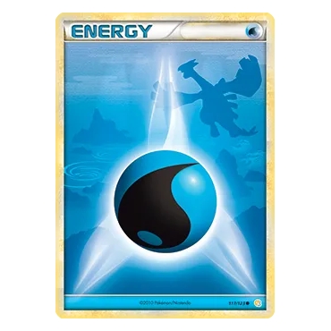 Énergie Eau 117/123 : Joyau Commune (Brillante) de l'extension Pokémon HeartGold SoulSilver
