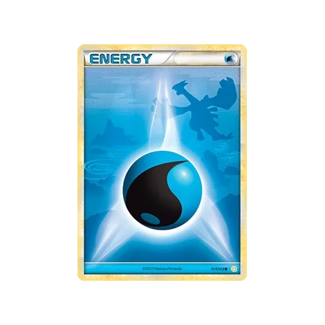 Énergie Eau 117/123 : Joyau Commune (Brillante) de l'extension Pokémon HeartGold SoulSilver