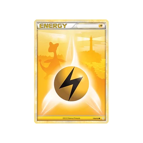Carte Énergie Électrique - Commune (Brillante) de Pokémon HeartGold SoulSilver 118/123