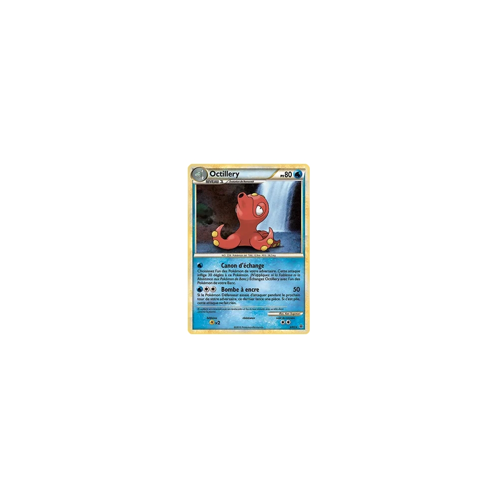 Octillery 006 : Joyau Holographique rare de l'extension Pokémon HS Déchaînement