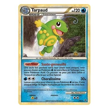Carte Tarpaud - Holographique rare de Pokémon HS Déchaînement 007