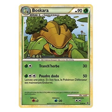 Boskara 31/95 : Joyau Peu commune (Brillante) de l'extension Pokémon HS Déchaînement