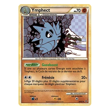 Découvrez Ymphect, carte Peu commune (Brillante) de la série HS Déchaînement