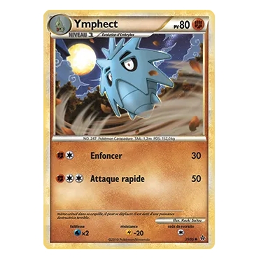 Carte Ymphect - Peu commune (Brillante) de Pokémon HS Déchaînement 39/95
