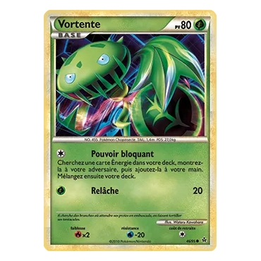Carte Vortente - Commune (Brillante) de Pokémon HS Déchaînement 46/95