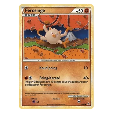 Découvrez Férosinge, carte Commune (Brillante) de la série HS Déchaînement