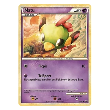 Découvrez Natu, carte Commune (Brillante) de la série HS Déchaînement