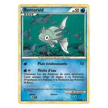 Découvrez Remoraid, carte Commune (Brillante) de la série HS Déchaînement