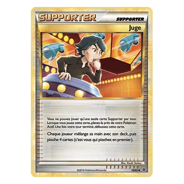 Juge 78/95 : Joyau Peu commune (Brillante) de l'extension Pokémon HS Déchaînement