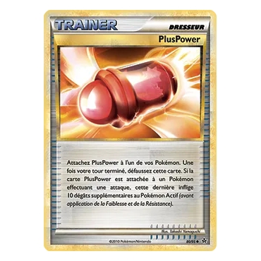 Carte PlusPower - Peu commune (Brillante) de Pokémon HS Déchaînement 80/95