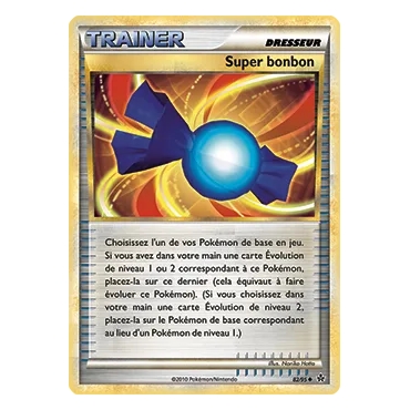 Carte Super bonbon - Peu commune (Brillante) de Pokémon HS Déchaînement 82/95