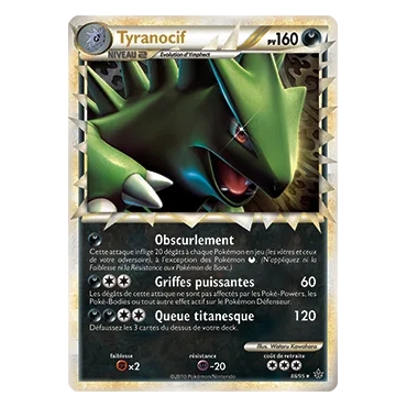Tyranocif 88/95 : Joyau Rare Prime de l'extension Pokémon HS Déchaînement