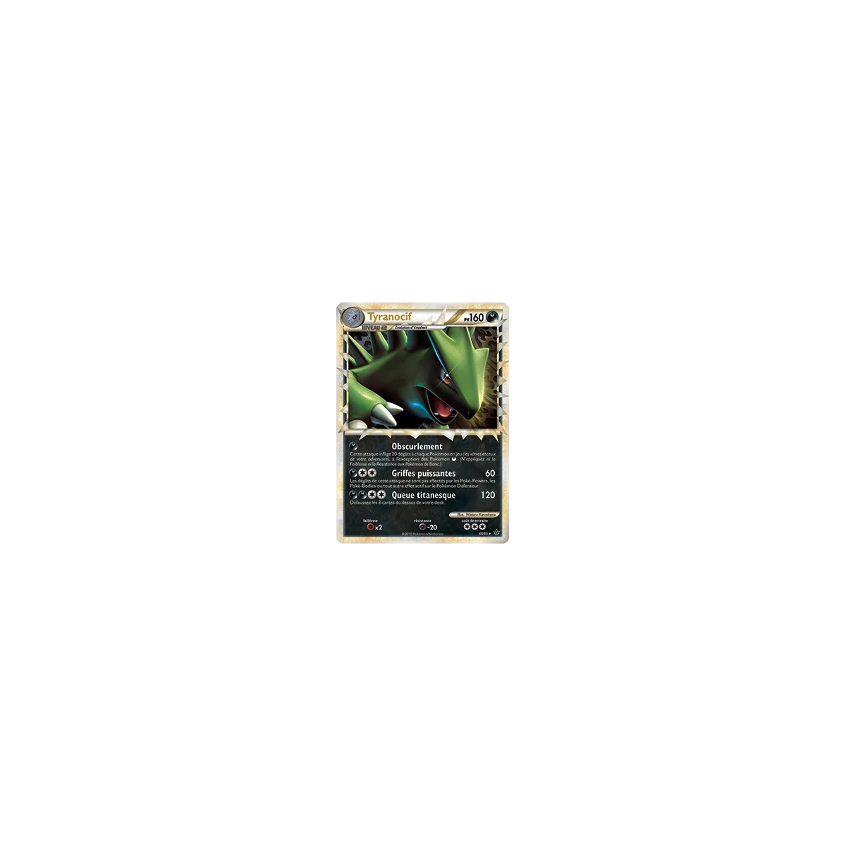 Tyranocif 88/95 : Joyau Rare Prime de l'extension Pokémon HS Déchaînement