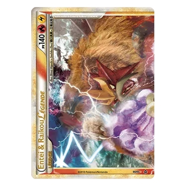 Entei & Raikou 90/95 : Joyau LÉGENDE de l'extension Pokémon HS Déchaînement