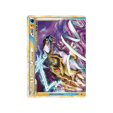 Raikou & Suicune 92/95 : Joyau LÉGENDE de l'extension Pokémon HS Déchaînement