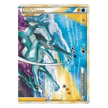Carte Raikou & Suicune - LÉGENDE de Pokémon HS Déchaînement 93/95
