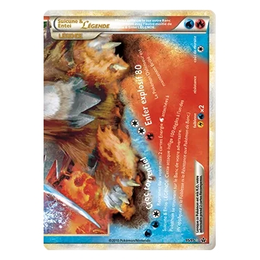Découvrez Suicune & Entei, carte LÉGENDE de la série HS Déchaînement