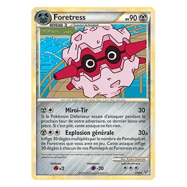 Découvrez Foretress, carte Holographique rare de la série HS Indomptable